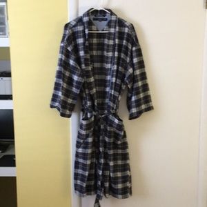 Mens Tommy Hilfiger Flannel Plaid Robe OS